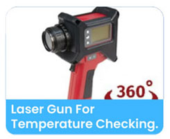 laser gun for temperature checking